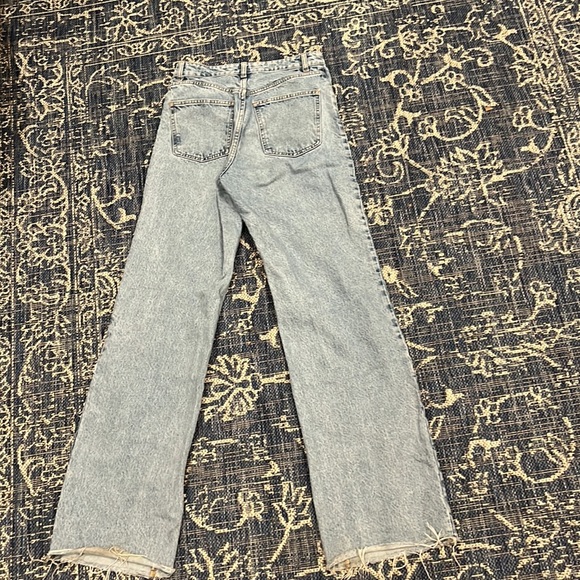 Zara Wide Leg Jeans Size 4 - Picture 3 of 6